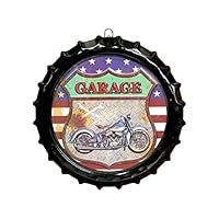 Amazon.co.jp: ボトルキャップ型プレート 35cm アメリカン雑貨